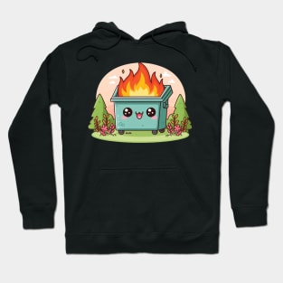 Cute Dumpster Fire Hoodie